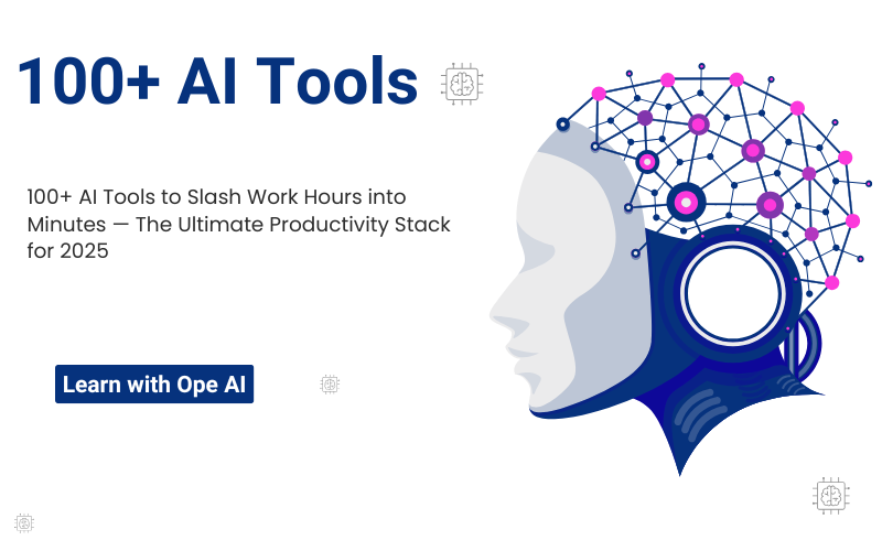 100+ AI Tools to Slash Work Hours into Minutes 
